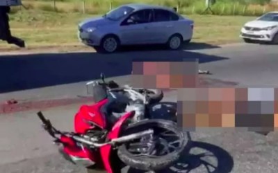 Grave acidente na BR-101, em Itaboraí: moto com quatro pessoas colide com ônibus e deixa dois mortos